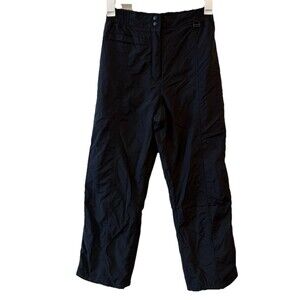 Red Ledge Snow Pants S Black Nylon Lined Ski Snow Winter Men’s Women’s
